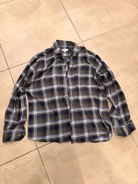 Peter Millar Crown Men's Timber Park Cotton Sport Shirt XL Plaid